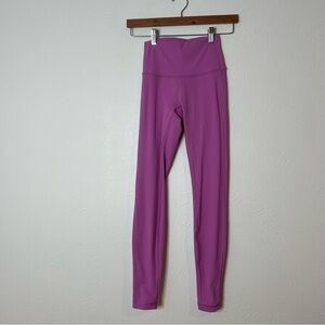 Lululemon High Rise Purple Leggings Women’s Athleisure Activewear Size 2